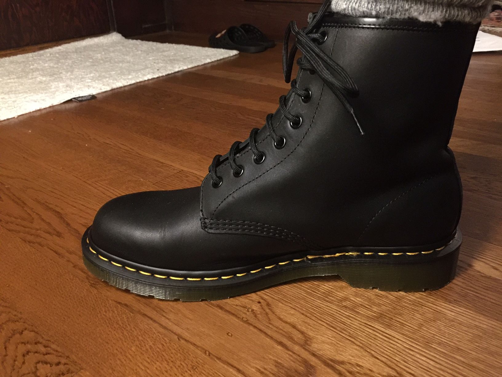 Doc martens combat boots